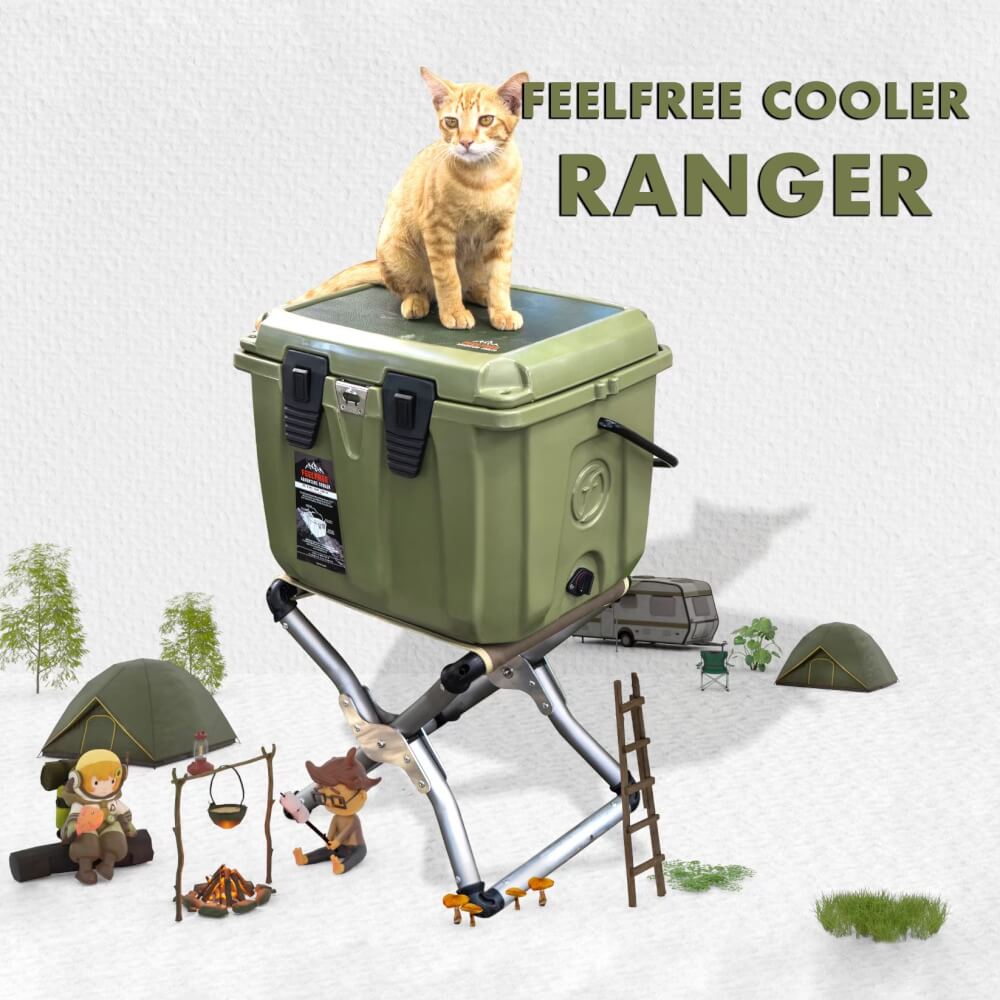 ถังน้ำแข็งเกรดพรีเมี่ยม FEELFREE ขนาด 25 ลิตร สี RANGER_8